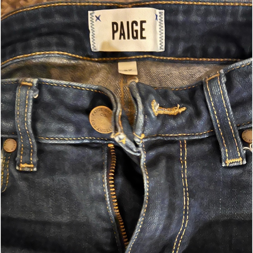 Paige size 26 cuffed jean.  Gently worn.